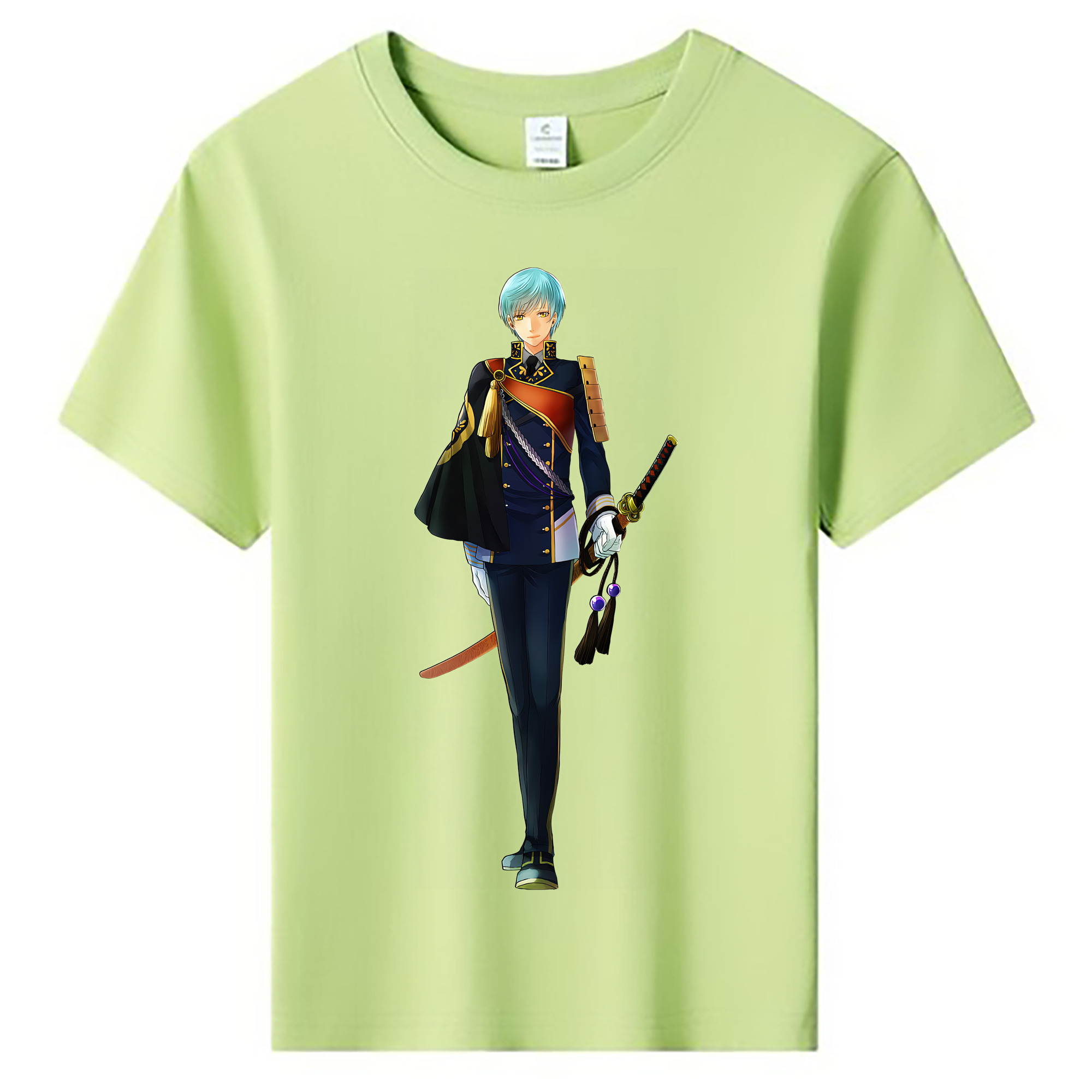 （画像用） 刀剣乱舞 Touken Ranbu 綿100％キッズTシャツ（フロントプリント）